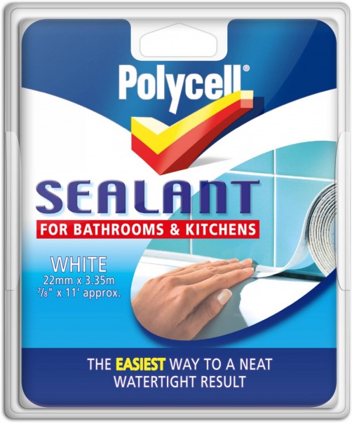 Polycell Sealant Strip For Kitchen Bathrooms - How To Strip Bathroom Sealant